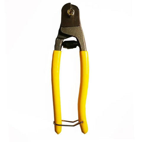 Heavy Duty Wire Cutters For Steel Cable And Wire Rope, Up To 5/32 Inch, With Hardened Steel Blades and yellow handles