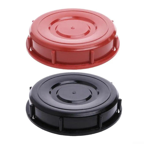 Get A Heavy Duty HDPE Tote Tank Lid With Leak Proof Gasket To Seal 163mm Ibc Containers From Major Brands Like Greif And Schutz For Super Secure Bulk Storage That Keeps Liquid In Where It Belongs Without Any Mess Or Spills - red and black tank lids.