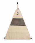 Camping Storage Organizer For Camping Rack Side Bag with mesh pockets and hook for neat gear organization on campouts