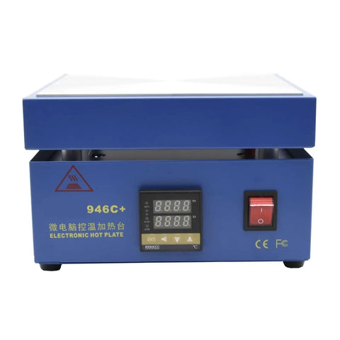 Pro Grade 850W Soldering And Desoldering Station With Digital Preheat Hot Plate 200x200mm