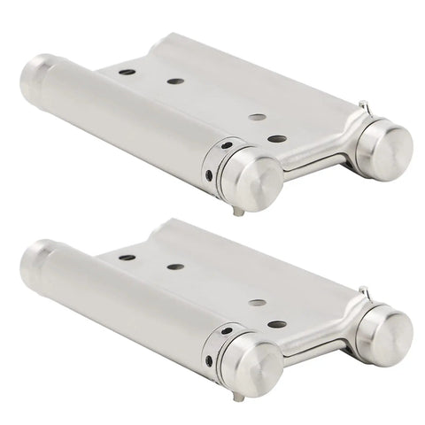 Heavy Duty 4 Inch Stainless Steel Door Hinge With Adjustable Spring Bearing, Handles 20 Kg Load, 50,000 Cycles, Steel Finish