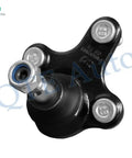 Pair Of Front Left And Right Lower Suspension Ball Joints For 2008 Volkswagen R32 - Solid Replacement, Easy Install, Direct Fit, OEM-Quality, Ready To Roll And Improve Ride., black steel lower ball joint with boot and mounting studs for 2008 VW R32