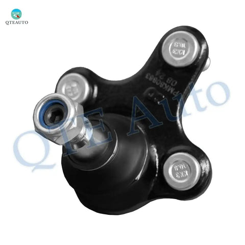Pair Of Front Left And Right Lower Suspension Ball Joints For 2008 Volkswagen R32 - Solid Replacement, Easy Install, Direct Fit, OEM-Quality, Ready To Roll And Improve Ride., black steel lower ball joint with boot and mounting studs for 2008 VW R32