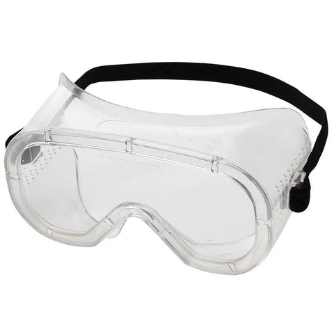 Flexible PVC Safety Goggles For Eye Protection With Clear Lens Direct Vent Unisex All Day Comfort Fit Adjustable Strap Soft Eye Shield OSHA Compliant And ANSI Z87.1 Certified For Industrial And DIY Use