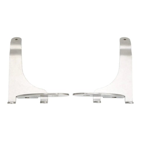 Left And Right Adjustable Stainless Steel Chrome Fog Light Mounting Brackets For Mini R50 R52 R53 2001 To 2006 Replacement Predrilled