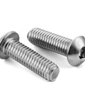 Two Top Shelf Durable M8 1.25 X 25 Millimeter Button Head Socket Cap Screws 25 Pack Corrosion Proof 304 Stainless Steel.