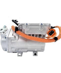 Straight Swap 365V Electric Ac Compressor Replaces SCEA8103020A For Byd Yuan S2 Ev, silver, with orange wiring, compact design.