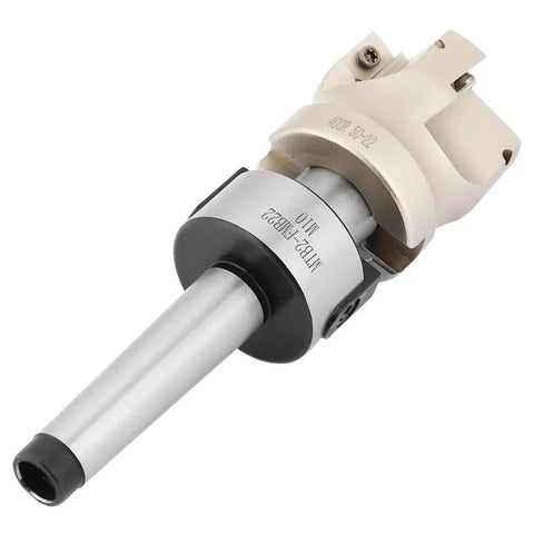 Face Mill Holder For CNC Milling Machine With 400 Rpm Speed 50 22 Shanks Includes 10 Pcs APMT1604 Carbide Inserts shown close-up