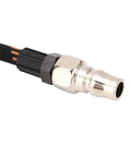 Rock Solid Compact Pencil Air Die Grinder Kit With Pro Grade High Speed Turbo Motor connection hose with metal fitting