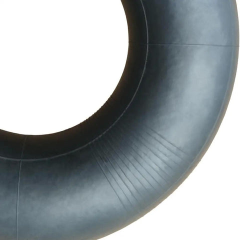 Two Pack 3.50/4.00-6 Inner Tubes With Bent TR-87 Valve close-up showing durable rubber texture.