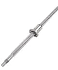 SFU3210 Ball Screw With End Machined Ball Nut For CNC Linear Motion, shown end perspective with durable steel build