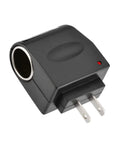Plug And Go AC To DC Conversion Wall Outlet Adapter, Insanely Compact 12 Volt 500 Milliamp Power Converter side view with LED indicator.