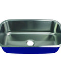 Meridian Undermount Single Bowl 16 Gauge Stainless Steel Kitchen Sink 32 By 18 By 9 Inches Brushed Finish With Superior Undercoating