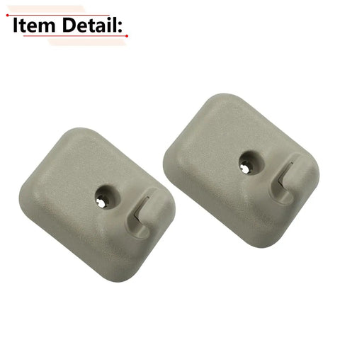 Ford F150 Sun Visor Clip Retainer Replacement 2 Pack Beige Gray OEM Style Visor Holder For 2009 To 2014 F150 Easy Install