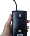 Sonic Belt Tension Meter For Transmission Belts Easy Acoustic Tension Readings And Belt Vibration Frequency Measurement From 10 Hz To 680 Hz 20 Data Storage Portable And User Friendly, handheld black unit