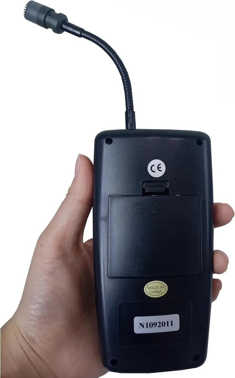 Sonic Belt Tension Meter For Transmission Belts Easy Acoustic Tension Readings And Belt Vibration Frequency Measurement From 10 Hz To 680 Hz 20 Data Storage Portable And User Friendly, handheld black unit