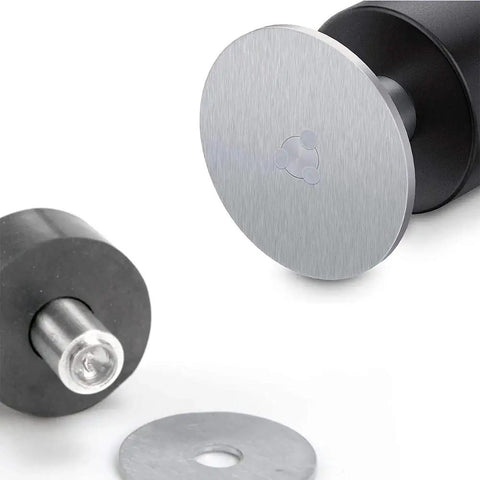 Heavy Duty Stainless Steel Door Stopper With Ultra Strong Adhesive Wall Mount Sound Dampening Door Noise Floor Safe Bumper
