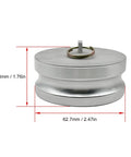 Aluminum cam and groove dust plug dimensions; 2 Pack Aluminum Type DP Cam And Groove Fittings With Female Coupler To Female NPT Includes Camlock Gasket