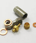 Pro Grade Hydraulic Brake Hose Fittings Feature Copper Olive Head Connectors For Tech3 V4 E4 X2 Supermoto Bike Ensure Tight Seals And Reliable Flow Built From Aluminum Alloy For Long Life And Leak Proof Works Rad On Streets Or Tracks For Performance, copper and aluminum brake fittings and washers