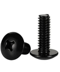 Heavy Duty M6 Truss Head Machine Screws, Black Coated Stainless Steel Cabinet And Drawer Fasteners, Full Thread Phillips Drive Hardware, Built Tough For Zero Sweat Cabinet Builds, 25 Pack