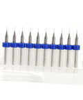 10 Piece PCB Drill Bits Set For Circuit Boards 0.2mm Micro Drill Bits With Easy Bit Change Minimal Debris Smooth Hole Walls