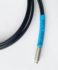 FU610 Fiber Optic Sensor for Diffuse Reflective Digital Sensing, 1 Meter Cable Length, M6 Sensor Probe, black cable, blue label