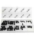 No Fuss Rock Solid Heavy Duty Carbide Insert Fixing Screw Set For CNC Lathe Tool Holders With M2 M2.5 M3 M3.5 M4 Sizes 50 Pieces in a storage box.