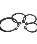 225Pcs 18 Sizes Alloy Steel Circlip Snap Ring External Retaining Clamps Ring Washer Assortment Kit 6 To 32mm Black Built Tough Rust Resistant Fastener DIY Friendly Must Have