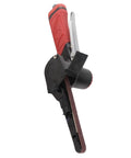 Jauarta 1/4 Inch Pneumatic Air Belt Sander high speed handheld grinding machine, showcasing the side view and handle design.