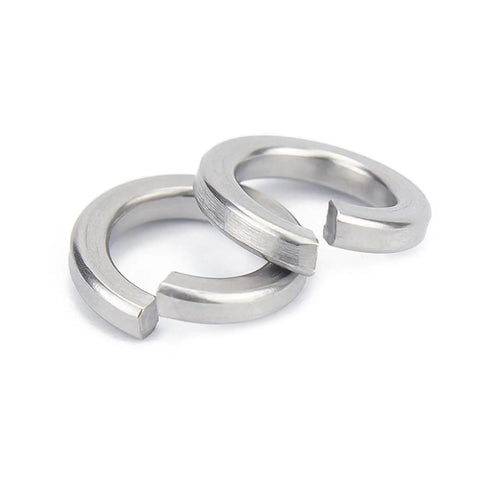 Heavy Duty Stainless Steel Spring Split Lock Washer Set 930 Pcs Assortment Kit M1.6 to M12 with Pro Grade Box for Durable Fastening and Elastic Gasket Organization, two washers