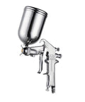 Heavy Duty Pneumatic Paint Sprayer With 400ML Aluminum Hopper And Stainless Steel Nozzle for smooth automotive refinishing, featuring aluminum hopper.