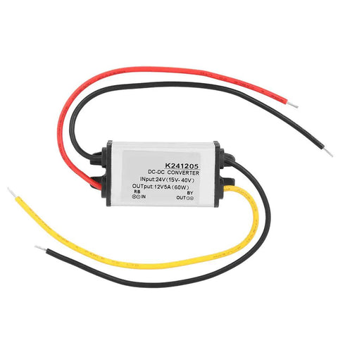 24V To 12V DC To DC Converter Pro Grade High Efficiency Power Supply 5A Ideal For Robots Solar Panels CNC Equipment Motors