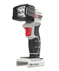 Rechargeable 20V Max LED Work Light With Pivoting Head And 120 Lumens Lit Cordless Portable Spotlight Black Handle