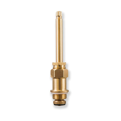 Close-up of brass component from Three Handle Matte Black Tub And Shower Trim Kit For Pfister Faucets Heavy Duty All Metal Construction