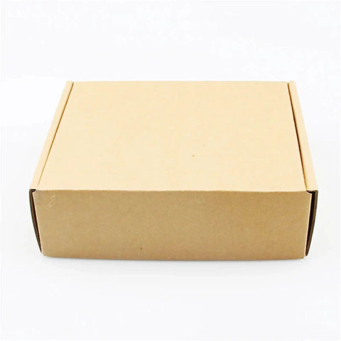 Rugged 60 Amp Dc Dc Buck Converter Regulator in a sturdy cardboard box for shipping, size 140x120x42.5 mm.