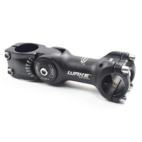 Beefy Adjustable 31.8Mm Bike Stem For Mountain Road BMX Fixie Cycling 90Mm Length 0 To 60 Degrees With Four Bolt Clamp Aluminum Alloy