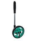 Mechanical Digital Roller rangefinder, manually Pushed rangefinder Wheel with green wheel and ergonomic handle for measuring.
