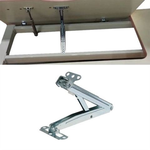 Heavy-Duty 2-Piece Desktop Adjuster Bracket Set with thick steel base for tables and furniture setup