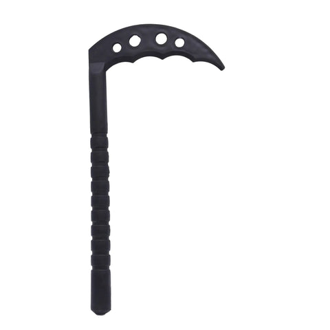 Polypropylene Hard Plastic Kama For Training Black Large Size Lightweight Yet Durable Martial Arts Practice Weapon