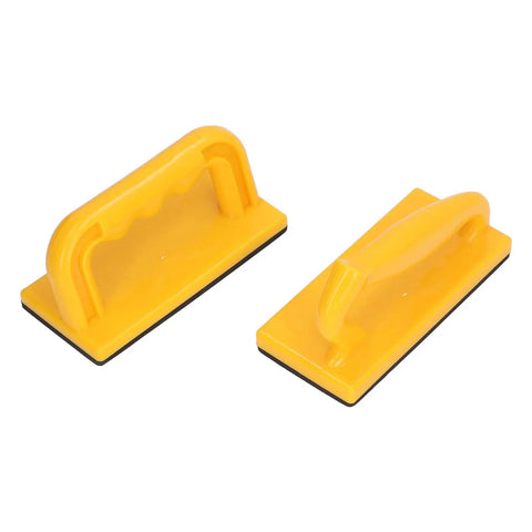 Premium Jointer Push Blocks Keep Your Digits Safe On Table Saw And Router Tables with yellow padded grips and sturdy bases.