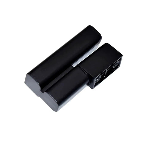 Durable Zinc Alloy Cabinet Hinged Knee Brace Concealed Door Electric Box Connector Hardware Perfect For Furniture DIY Projects Upkeep And Smart Home Makeovers Right Fit And Easy Install 2 Pcs Silver in black color.