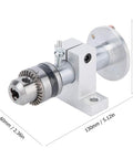 Badass Live Revolving Center With Adjustable Wrench For Mini Lathe Machines, aluminum construction, precision tool for woodturning.