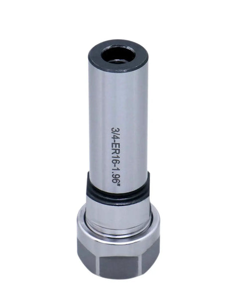 Pro Grade ER16 Collet Chuck Extension Rod 1.96 Inch Shank Length With Three Quarter Inch Straight Shank Alloy Steel