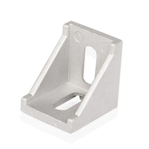 Corner bracket for 2020 Series Aluminum Profile Connector Set for 6mm Slot Extrusions, ideal for 20mm frame projects.