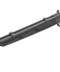 22 Caliber PCP Air Rifle with Hand Pump, all-weather synthetic stock, visible rifled steel barrel, bolt action single shot design