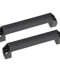Plastic Pull Handles 150Mm Hole Centers For Luggage And Equipment, 170Mm Overall Length, Black, 2 Pack, easy install