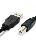 USB Data Cable Cord For Korg Krome 61 And 88 Key Workstation Keyboard Synthesizer Beefy High Speed Data Transfer And Fast Charging Cord Durable Black