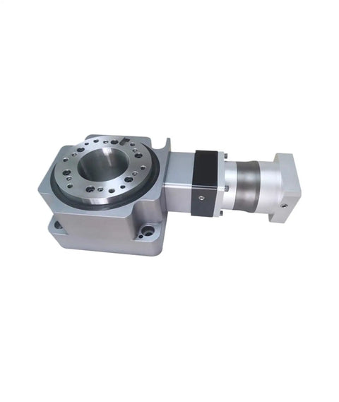 Premium Hollow Rotary Platform And Precision Gear Reducer Featuring A 360 Degree Turntable, durable metal design for automation tasks.