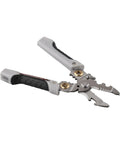 Heavy Duty Chrome Vanadium Steel Wire Stripper And Crimping Tool 21 In 1 Multifunctional Electrical Pliers Crimper for AWG 18 to 6 Wires HRC55 Hardness with ergonomic grip.