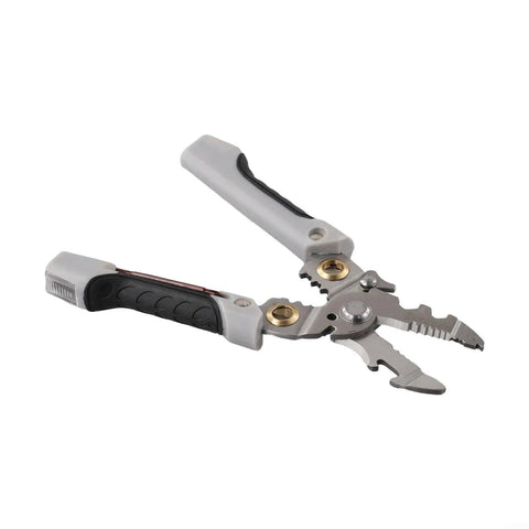 Heavy Duty Chrome Vanadium Steel Wire Stripper And Crimping Tool 21 In 1 Multifunctional Electrical Pliers Crimper for AWG 18 to 6 Wires HRC55 Hardness with ergonomic grip.